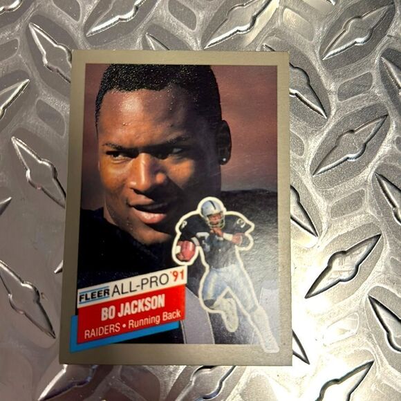 1991 fleer all pro bo jackson  #10/26 mint condition - Picture 1 of 3